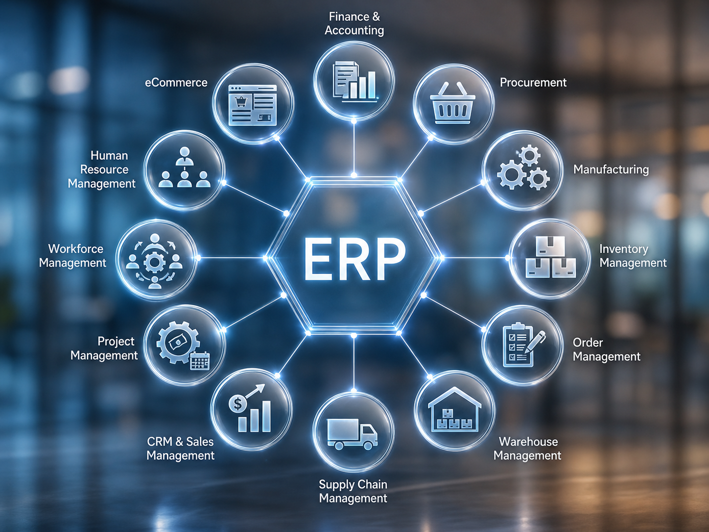 Tex-Ora ERP system dashboard